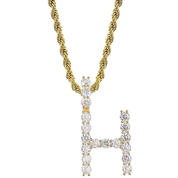 None Brand Hip hop A Z Initial Letter or 0-9 Number or Custom Bubble Letter Pendant Necklace with Tennis Chain for Men Women None Brand Hip hop A Z Initial Letter or 0-9 Number or Custom Bubble Letter Pendant Necklace with Tennis Chain for Men Women